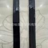 Cordón de Piel Sintética Dorada Plegado por la Mitad con Ribete Plateado, Cordón Plano de Cuero para Accesorios Hechos a Mano, Accesorios de Ropa DIY, Cincha