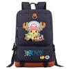 Mochila escolar de gran capacidad con estampado de Luffy de One Piece para estudiantes jóvenes, mochila de viaje para hombres y mujeres