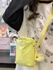 Bolsa Transversal Colorida Estilo Harajuku, Estilo Coreano Nova Tendência Alta Aparência Fresca e Doce Leve para Viagem Bolsa Transversal