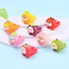 Figuras de Frutas de Burbujas 3D de Resina Accesorios DIY Paisaje en Miniatura para Coche Adornos Pequeños Materiales de Bolsas Sorpresa
