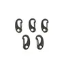 Hebilla de Gancho Negro para Electroforesis, Accesorios de Ferretería para Maletas, Hebilla con Apertura en Forma de Riñón de Cerdo, Hebilla Ovalada, Hebilla para Bolso de Cadena