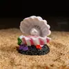Roca de Resina Decoración Acuario Pecera Paisajismo Volcán Artificial Se Puede Equipar con Bomba de Oxígeno Adornos Artesanales para el Hogar
