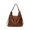 Bolso Tote Casual de Moda de Gran Capacidad para Mujer 2025 Otoño e Invierno Nuevo Retro Versátil Bolso de Hombro Mochila Multifuncional
