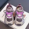 Sapatos Infantis 2026 Outono Novo Estilo Crianças Esportivos Sapatos de Pai Meninos Meninas Velcro Patch Sola Sapatos Sapatos Esportivos Versátil
