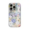 Design Floral de Tela Cheia Adequado para Capa de Celular iPhone 17 Pro Max, Apple 16 Pro, Girly 14, Cross-Border 15, Estilo Fresco