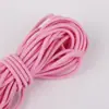 Material de bricolaje cuerda elástica cierre duradero banda de goma redonda de color banda elástica morada alta elasticidad banda elástica azul fuerte al por mayor