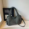 Bolso de Mano Retro de Gran Capacidad Transfronterizo para Mujer 2025 Nuevo Bolso Cruzado de Hombro con Textura Escarchada Bolso de Mano de Moda