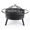 Estufa Redonda para Exteriores Rodeada Horno para Hornear Té Horno para Hornear Patio Luna y Estrellas Horno de Calefacción con Fogata Horno Rodeado Calefacción para Hornear Fibers