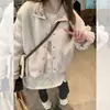 Elegante top de punto para principios de primavera estilo Chanel, nuevo jersey de primavera 2025 con cuello redondo y bordes festoneados, camiseta básica para mujer