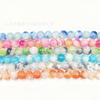 Cuentas Sueltas de Jade Persa Colorido Polvo de Melocotón Optimizado Cuentas Redondas de Jade Persa Accesorios para Joyería Hecha a Mano DIY
