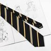 Corbata Jk Estilo Universitario Corbata Rayada Japonesa Accesorio para Camisa de Uniforme Material Escolar Atada a Mano Azul Oscuro Básica Versátil
