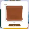 Bolsa de Armazenamento de Cabo de Dados com Fecho Automático e Fivela de Couro PU Portátil para Fones de Ouvido, Cosméticos, Certificados e Batom