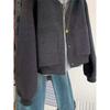 Chaqueta Casual Americana Suelta Corta de Alta Gama para Mujer Otoño e Invierno Nueva Chaqueta Pequeña Chaqueta para Mujer 2025