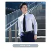 Uniforme de capitán chino para hombre, atuendo de clase para estudiante de asistente de vuelo de aviación, anfitrión, bar, seguridad, traje de guardia de propiedad
