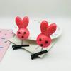 Pinza para el pelo de dibujos animados para niños, pinza de molinillo de viento linda, pinza de cerdito creativa