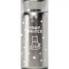 Taza aislada de titanio puro, mini y portátil, 220 ml, diseño elegante, patrón de flor de hielo, taza de agua de metal de titanio, adecuada para hombres y mujeres, ideal para uso en la oficina y como taza de té