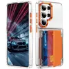 Funda de teléfono con tarjetero coreana transfronteriza con un tacto de alta gama, diseño único, múltiples funciones, protección anti-escaneo, adecuada para teléfonos Samsung, personalizable
