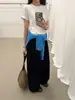 Han Xun: Básicos de Estilo Clásico - Camiseta de Manga Corta con Cuello Redondo, Suave, Cepillada y Cómoda para Mujer, Nueva Colección Otoño 2026, 27609