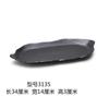 Vajilla comercial de melamina Plato especial para olla caliente y barbacoa Negro plato rectangular plato japonés para sushi fábrica mayoreo