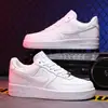 Putian Aj Cuatro Estaciones Af1 Air Force One Inducción Térmica Costura Colorida Camaleón Zapatos Blancos para Hombre y Mujer Sneakers Dunk