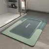 Alfombrilla de piso de secado rápido de lodo de diatomeas Amazon al por mayor transfronteriza alfombra alfombrilla para pies antideslizante absorbente para puerta de baño baño