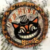 Popular Transfronteiriça Mais Vendido na Amazon Placa de Porta de Halloween Placa de Madeira Impressão Colorida Pingente de Decoração para Casa Placa de Madeira Personalização