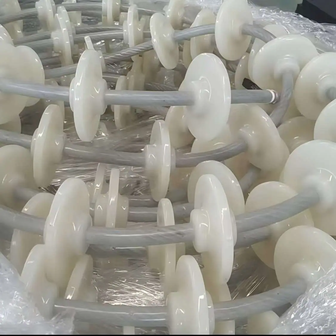 钢丝绳管链输送机链盘