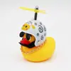 Pato Amarillo Pequeño Decoración para Coche, Casco de Tendencia en Tiktok para Coches y Motocicletas, Pato Rompevientos Estilo Celebridad de Internet Accesorio para Coche