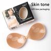 Sutiã de Silicone Fino Respirável Transfronteiriço Sustentação Reúne Sem Descolar Anti-expansão Nupcial Seios Pequenos Taça Grande Redonda Patch para os Seios