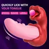Vibrador de Língua Medusa, Vibrador de Língua para Masturbação, Estimulação Clitoriana, Provocação do Ponto G, Produto Sexual de Maré Instantânea