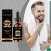 EAST MOON Óleo Essencial para Cuidados com a Barba Masculina Sabor Laranja Doce Suave Hidratante Refrescante Cuidados Diários para a Barba