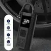 Bomba de Ar para Carro, Carregador de Emergência de Pneu com Bateria de Lítio Sem Fio, Bomba de Ar Portátil, Bomba de Ar com Display Digital Inteligente