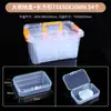 Caja de Almacenamiento Mini Pequeña de Plástico Transparente para Joyería Caja de Exhibición Separada de Alta Calidad Caja Organizadora para Pendientes Pulseras Accesorios