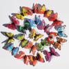 Estrelado 7CM simulação Borboleta Decoração para casa acessórios borboleta plástico PVC magnético borboleta imã de geladeira fabricante