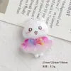 Acessórios de Resina DIY Desenho Animado Joias Versátil Kawa Cola Creme Grampo de Cabelo Capa de Celular Fivela de Sapato Chaveiro Pingente com