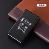 Estuche Delgado para Cigarrillos para 20 Cigarrillos, Ultra-Delgado Portátil para Hombre, Automático Pop-Up, Resistente a la Humedad, Aleación de Aluminio Grabada, Estuche de Cigarrillos de Gama Alta