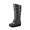 Sem imersão tubo alto lã grossa botas de neve novas tamanho grande sapatos botas comércio exterior 44 botas de tecido para baixo casual salto plataforma 40 nenhum