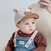 Gorro para Bebé 2024 Primavera y Otoño Visera Solar para Bebés Gorra de Béisbol para Niños y Niñas Gorro Suave con Visera para Bebé Lindo Súper Lindo