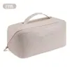 Bolsa Cosmética de PU para Mujer 2025 Nueva Portátil de Gran Capacidad Bolsa Portátil para Guardar Pinceles de Maquillaje Neceser de Viaje
