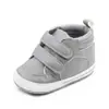 Zapatos Nuevos para Bebé de 0-1 Año Four Seasons de Piel PU Suela Suave Doble Velcro Zapatos para Bebé y Niños Pequeños Primavera y Otoño 2745
