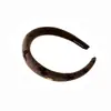 Estilo Artístico Elegante Retro Letra Etiqueta Dorada Banda para el Cabello de Pelo Prensado Moda Sello para el Cabello de Mujer 2024 Nuevo Sentido de Alta Gama Diadema Accesorios para el Cabello