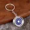 Chaveiro de Metal Criativo: Engrenagem Turbo, Cubo da Roda, Disco de Freio, Amortecedor, Pinça - Acessórios para Chaveiro de Carro Atacado