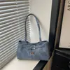 Bolsa Feminina Estilo Coreano Retrô Nicho Nova Moda Outono 2026 Bolsa de Ombro Bolsa de Mão Simples Casual