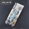 Animación de Juego Martillo Haotian 22cm Cuchillo de Salto con Bomba Molde Aleación de Zinc Utilería Manualidades Juguetes sin Filo