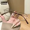 M90190 Gafas Nuevas de Moda Anti-Luz Azul Tendencia Metal High-Definition Efecto Adelgazante Versátil Se Pueden Personalizar con Lentes de Graduación