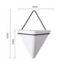 Plantas Creativas para Pared de Sala de Estar, Macetas de Pared, Pared de Fondo, Decoraciones Blandas de Pared, Colgantes de Plantas Verdes, Porcelana Blanca
