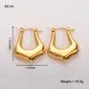 Estilo Ins Europeu e Americano Novos Brincos Plissados Brincos Torcidos Brincos Elegantes Ouro 18K Real Brincos da Moda de Alta Qualidade