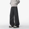Calças de ferramentas verde-exército masculinas primavera estilo americano vintage calça de madeira solta reta calça casual estilo cimitarra