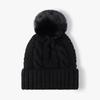 Gorro de Lana Tejido Jacquard para Otoño e Invierno, Versátil para Mujer, Transfronterizo, para Uso Exterior Casual, en el Trabajo y Diario
