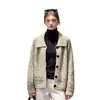 Cárdigan de punto estilo coreano, artístico, retro, de cuello pequeño, con cierre de corbata para mujer, corte holgado, corto, suave y con patrones geométricos